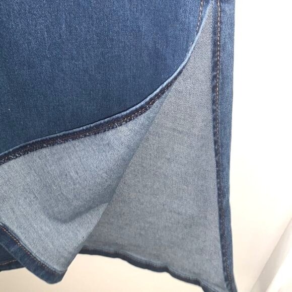 Bamboo Womens Flare Jeans Size 11 Blue Denim - Picture 5 of 11